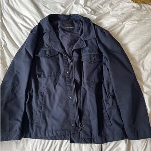 Banana Republic Navy Military Field Jacket